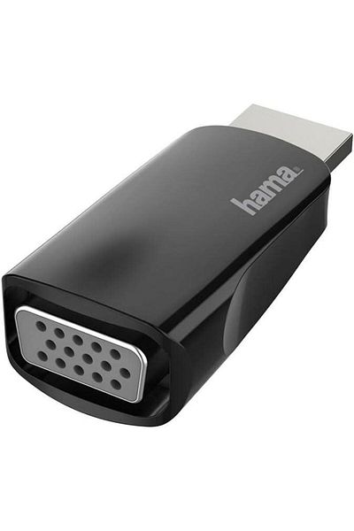 Hama Full HD 1080p Video Adapter with HDMI Plug and VGA Socket 200344
