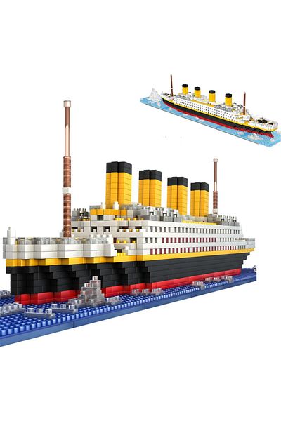Yelajoy Titanic Micro Mini Building Blocks Set, DIY Building Block Toys Great Gift for Adults and Kids