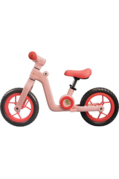 ACTION ONE Bicicleta fara pedale pentru copii Little Dino, 12 inch, roz