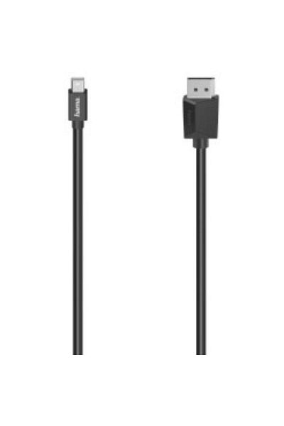 Hama Mini-DP Plug Video Cable 1.5m Black