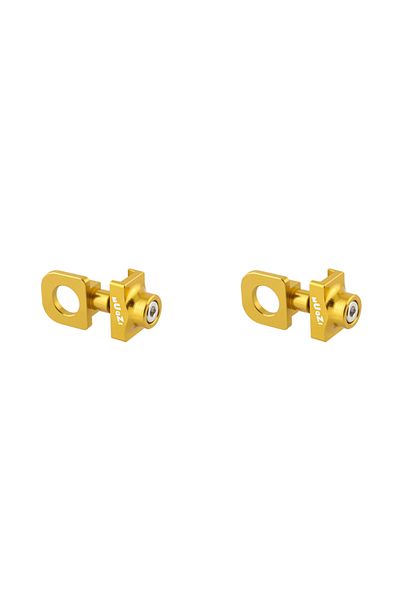 Choice Gold 2pcs Single Speed Bike Chain Tensioner Bolt Screw Aluminum Alloy Cycling Chain Adjuster Tension