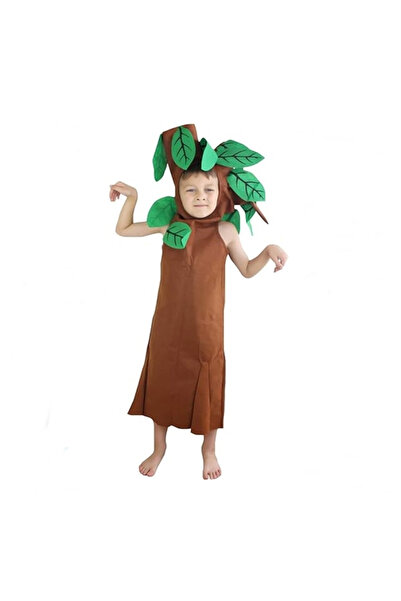 Depox Kostým stromčeka, hnedý, univerzálna veľkosť