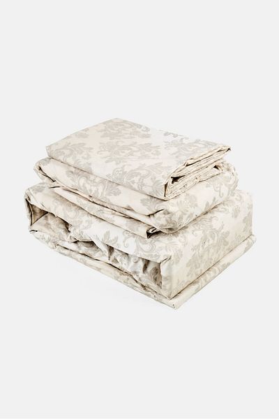 NANETTE LEPORE Cotton Feel Allover Print 4 Pcs Bedsheet Set , Multicolor