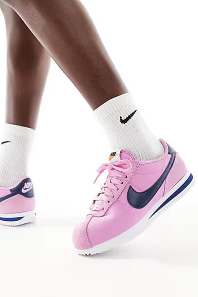 Nike Cortez Pink&Navy Women's Casual Sneakers