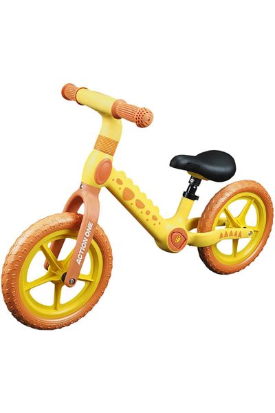 ACTION ONE Balance bike for children 2-5 years old Spiky, 12 inch, orange