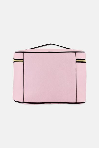 Bebe Women Brand Logo Cosmetic Bag, Pink