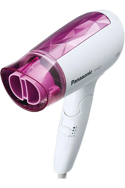 PANASONIC EH ND21 Hair Dryer 1200W Quick Compact Gentle Drying, White, EHND21