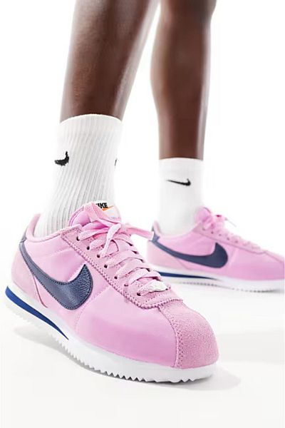 Nike Cortez Pink&Navy Women's Casual Sneakers