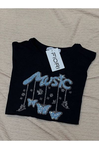 Fiori Tricou imprimat cu text