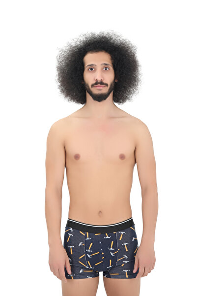 andredimoda Ανδρικό μπόξερ 3' 1ο Premium Ειδικό Σχέδιο Ύφασμα Κατηγορίας. Απλό Lycra Άνετο μποξεράκι