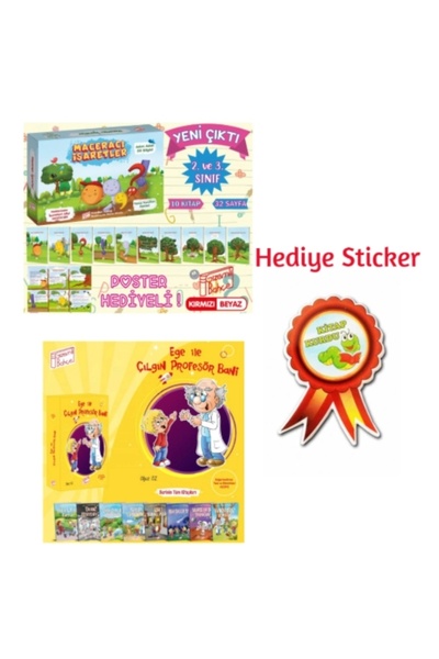 Kırmızı Beyaz Yayınları GİZEMLİ BAHÇE 2.SINIF MACERACI İŞARETLER 10'LU HİKAYE...