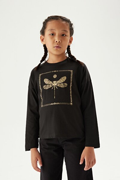 Tyess BG Store Kız Çocuk Siyah Pantolon 23FW0TJ4222