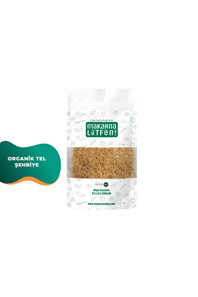 Makarna Lütfen Organik Tel Şehriye (200 GRAM)
