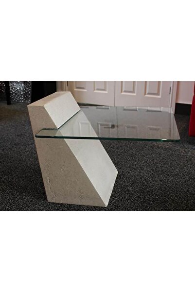 Radianza Traverten Yan Sehpa