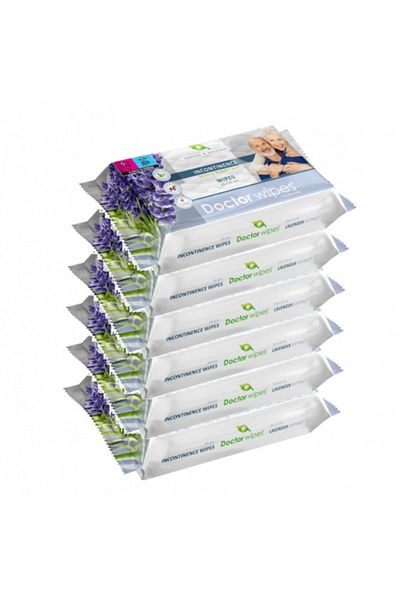 DOCTOR WIPES Șervețele umede pentru incontinență, 6x50, 300 buc.
