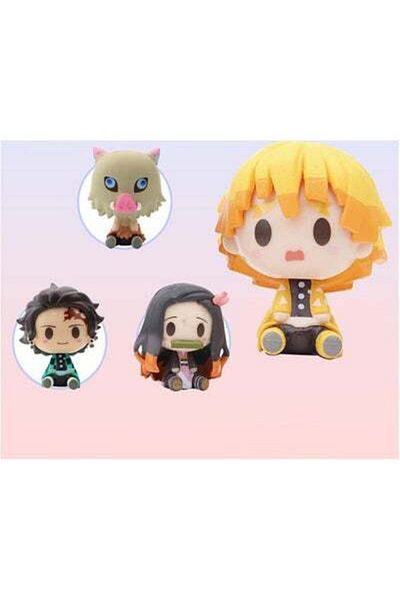 HALAMODO 4-Piece Demon Slayer Series Figures