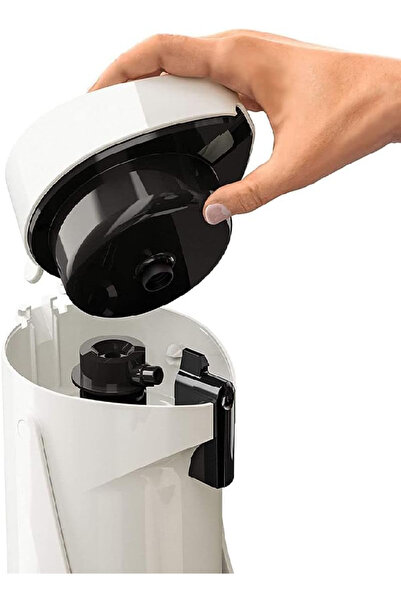 emsa Ponza Thermos Jug 1.9L, stainless steel, white, 17x16.5x39cm, insulated, durable