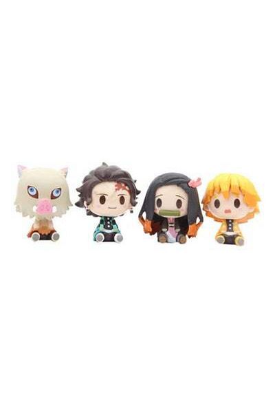HALAMODO 4-Piece Demon Slayer Series Figures