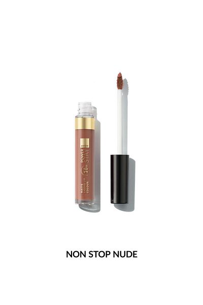 AVON Power Stay Matte Liquid Lip Colour Non Stop Nude