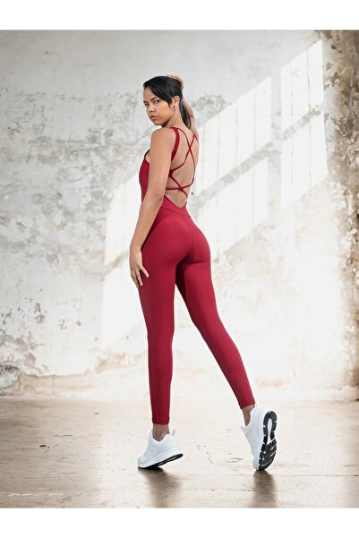 Joana Vivian Bordeaux Jumpsuit