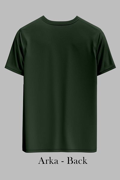 OXVİN Tricou unisex alb REGULAR imprimat SHADOWS (MOLD COMPLET)