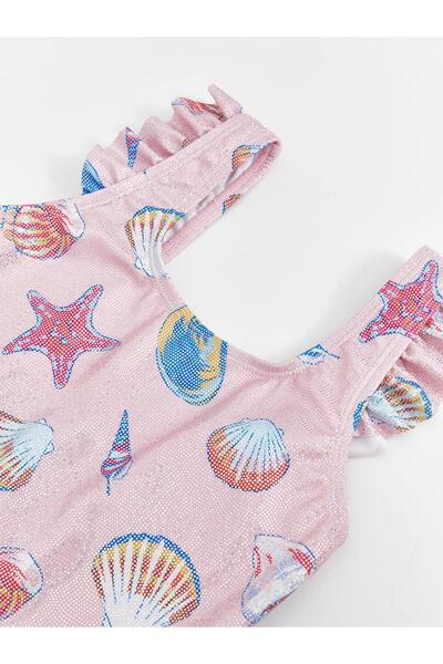 LC Waikiki LCW Kids Pembe Hızlı Kuruyan Kız Çocuk Mayo