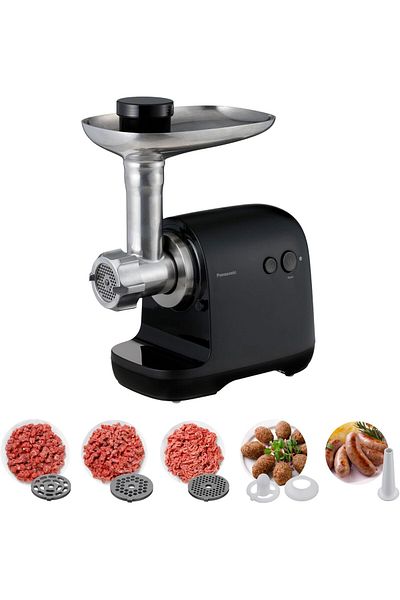 PANASONIC 1700W Meat Grinder, 5 attachments for Smooth grinding performance