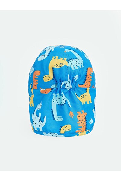 LC Waikiki Dinozor Baskılı Erkek Bebek Plaj Şapkası (S5)