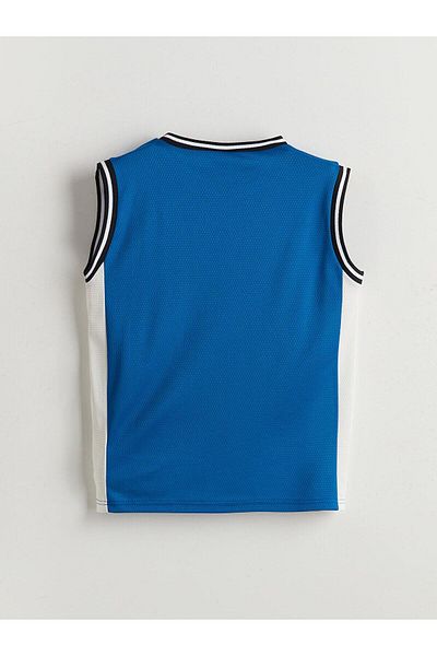 LC Waikiki Crew Neck Varsity Printed Boys Undershirt