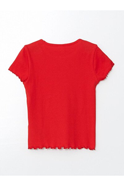 LC Waikiki Crew Neck Floral Girl's T-Shirt (S5)