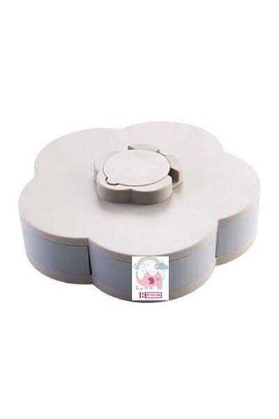 HALAMODO Flower Petal Candy Storage Box Grey/Blue 38cm