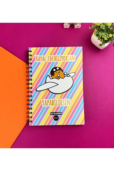 Gift Moda If You Can Imagine It, You Can Do It Designed Talking Agenda