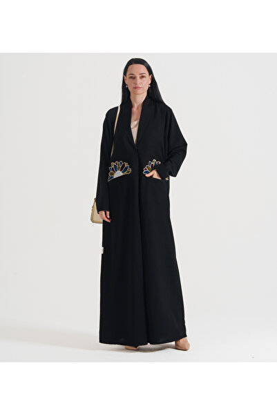 Rosette Abaya Coloring Lulu Pocket