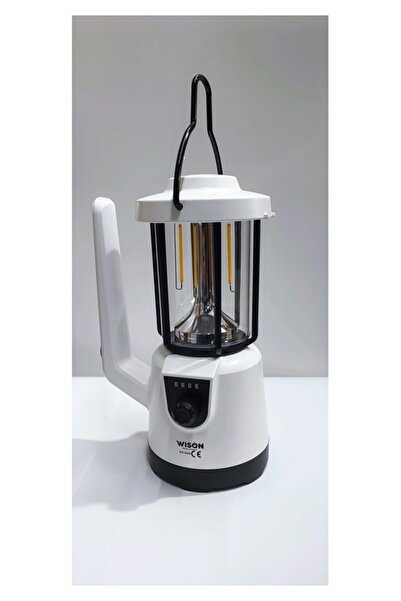 Wıson WS-9595 5 W Şarjlı Işıldak Kamp Feneri Fonksiyonlu Led Aydınlatma