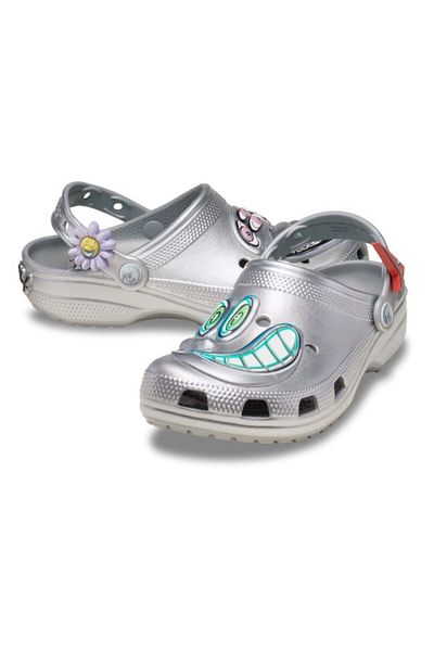 Crocs Scharf Classic Clog 45-46 EU - M11 US Silver - Silver