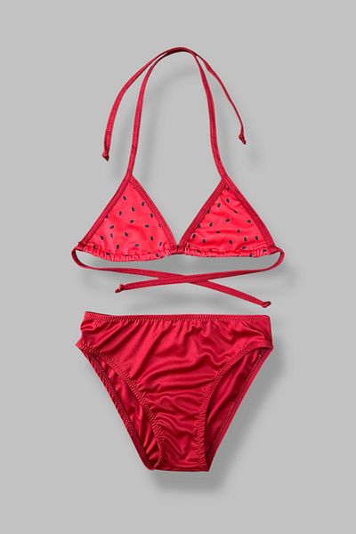 Nilmay mayo Girl's Skirted Bikini Set