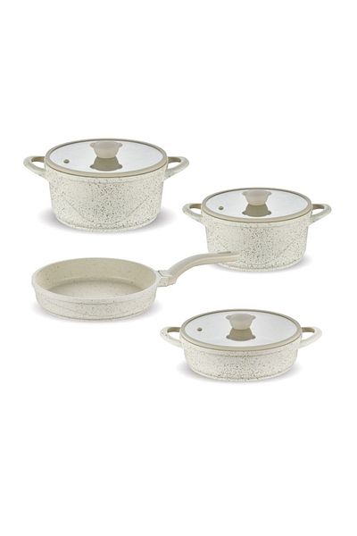 FMS 7 Pieces Magnolia Cast Set Beige