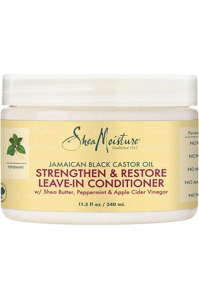 Shea Moisture Leave in Conditioner with Jamaican Black Castor Oil for Hair Growth, Strengthen & Rest