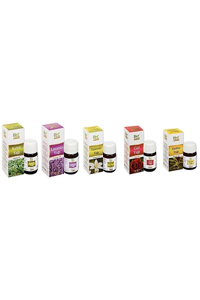 Bio Vitals 5-Pack Aromatic Massage and Care Oil - Thyme Lavender, Jasmine Rose, Laurel
