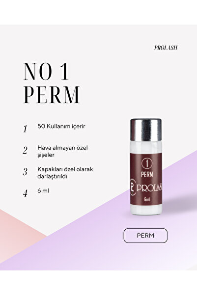 Prolash Kirpik Lifting Seti ( Kıvırıcı ) Solüsyon No 1 - Perma ( 6 ml )