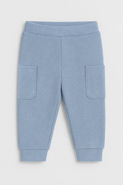 LUESS Boy's Cargo Pocket Cotton Trousers - Blue (3-4 Years -8-9 Years)