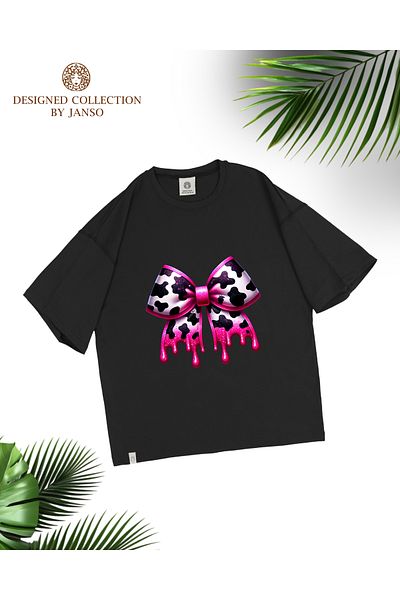JANSO GROUP -Women Short Sleeve Flower Printed Tshirt Large Size Oversize Cotton Fabric