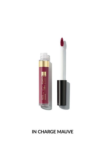 AVON Power Stay Matte Liquid Lip Colour In Charge Mauve