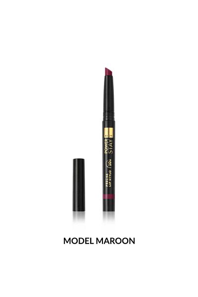 AVON Avon Power Stay Precise Lip Stylo Model Maroon