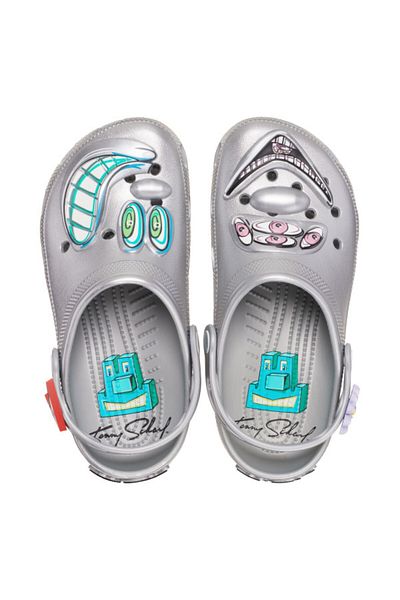 Crocs Scharf Classic Clog 45-46 EU - M11 US Silver - Silver