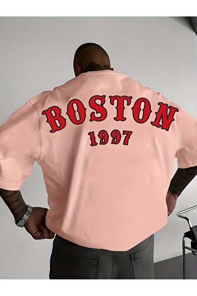 LOTS MODA Ανδρικό μπλουζάκι BOSTON 1997 Graphic Tee - Άνετη εφαρμογή με κοντό...