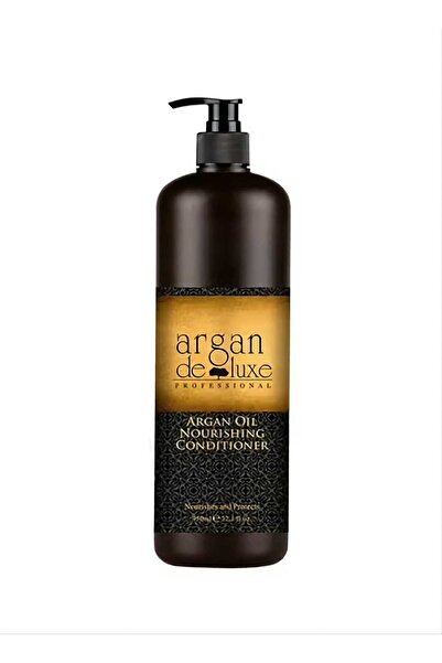 argan de luxe أرغان ديلوكس – بلسم مغذي بزيت الأرغان 1000مل لترطيب وتغذية الشع...