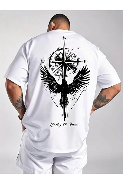 AZIZI TEKSTIL Men's Summer Short Sleeve Printed T-Shirt