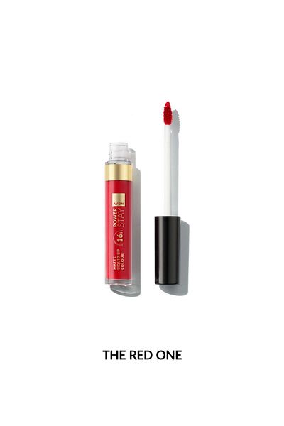 AVON Power Stay Matte Liquid Lip Colour The Red One