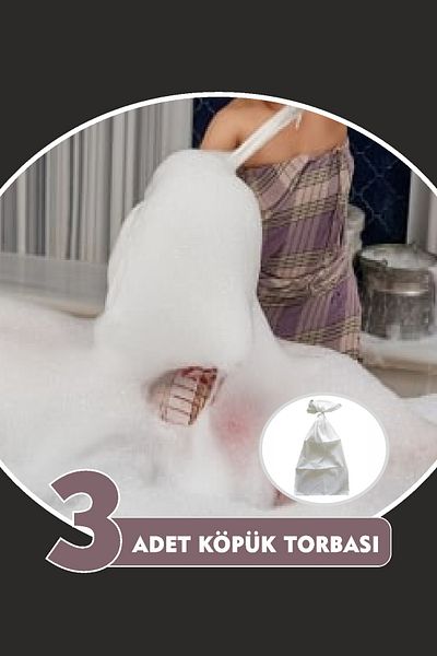 Softpell Turkish Bath Foam Bag 3 Pieces